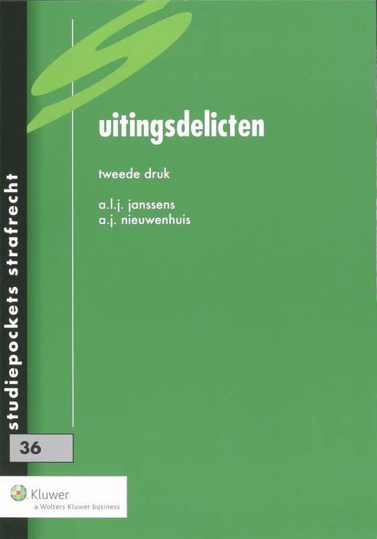 Cover van het boek 'Uitingsdelicten / druk 2' van A.L.J. Janssens