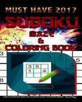 Sudoku, Maze and Coloring Book