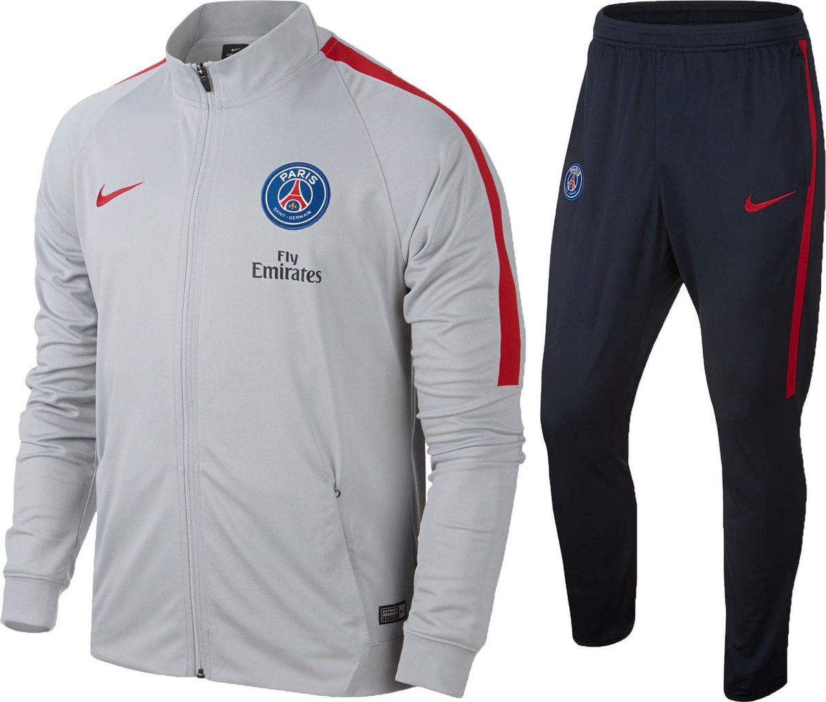 Nike Paris Saint-Germain Trainingspak - Maat L - Mannen - wit/blauw/rood |  bol.com