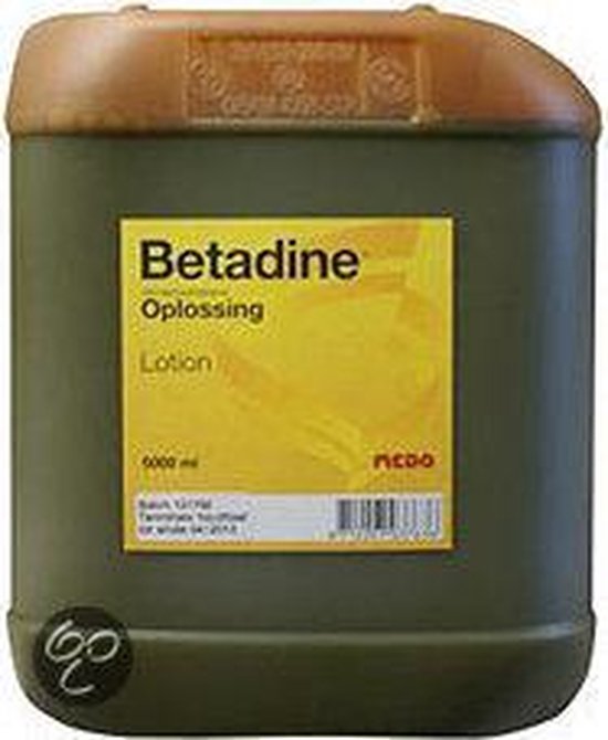 Betadine Jodium Oplossing - 5000 ml Huidontsmettingsmiddel | bol.com