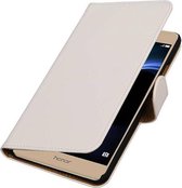 Bookstyle Wallet Case Hoesjes Geschikt voor Huawei Honor V8 Wit