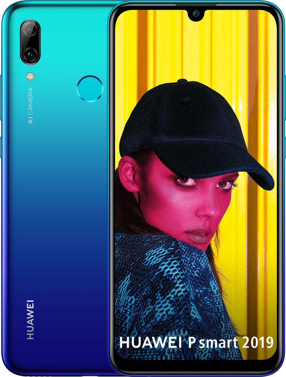 Eindig Plagen zelf Huawei P Smart 2019 - 64GB - Blauw | bol.com