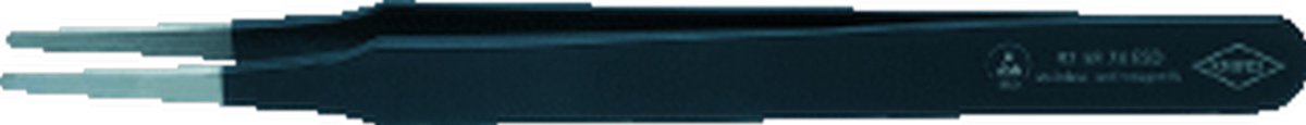 Goedkoopste KNIP pincet 9258, chroomnikkelstaal, le 120mm, greep ESD-laag