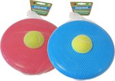 Frisbee met tennisbal 20 cm per 2 stuks