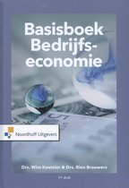 Boek cover Basisboek Bedrijfseconomie van Rien Brouwers (Hardcover)