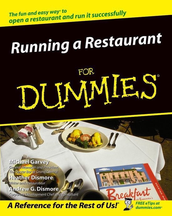 Running a Restaurant For Dummies - cover