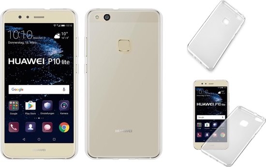 Pearlycase® Transparant TPU siliconen hoesje voor Huawei P10 Lite | bol.com