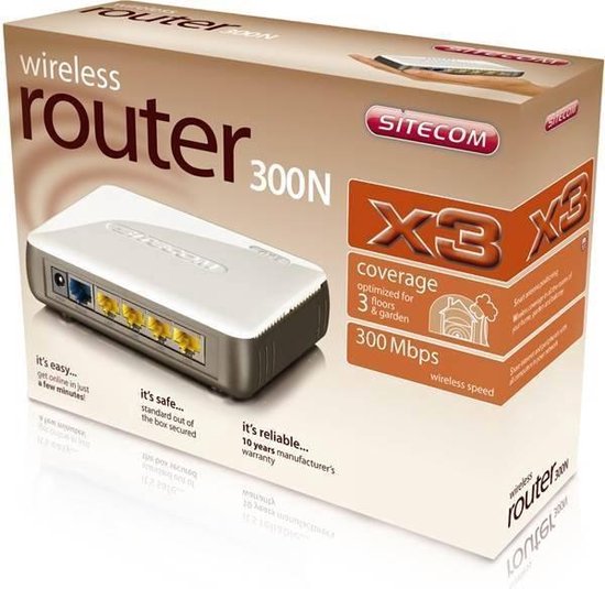 Sitecom WLR-3000 - Router - N300 EOL | bol.com