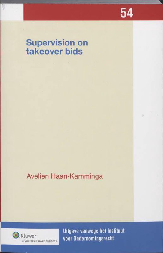 Supervision on takeover bids - cover