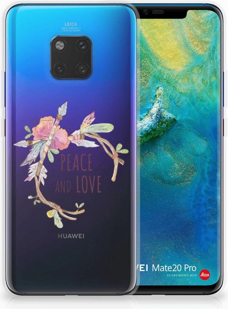 Huawei Mate 20 Pro Telefoonhoesje met Naam Boho Text