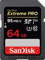 SanDisk Extreme Pro SDXC 64GB - 95MB/s - V30