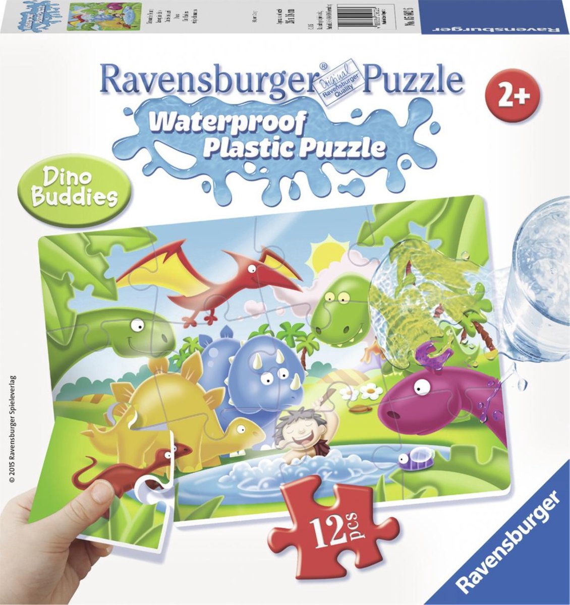 veel plezier Dollar Handboek Ravensburger Dino's - Plastic Puzzle 12 stukjes | bol.com