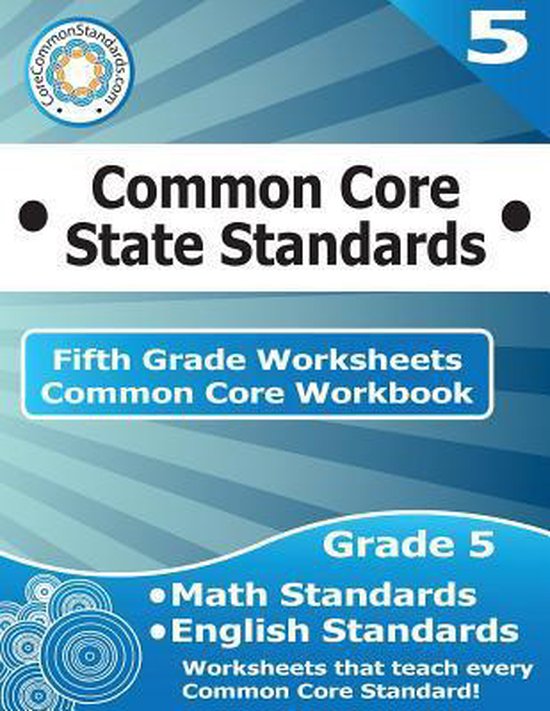 Fifth Grade Common Core Workbook - cover