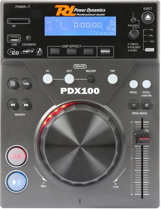 Complete DJ set met dubbele tabletop CD spelers bol