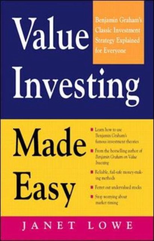 Boek cover Value Investing Made Easy van Janet Lowe (Paperback)