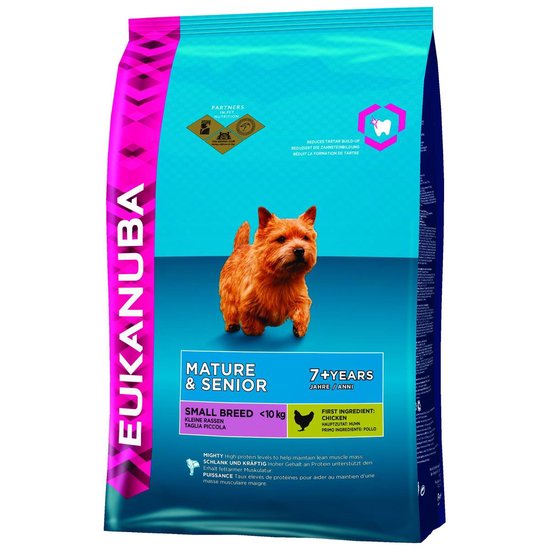 Eukanuba Dog Mature & Senior - Small Breed - Kip - Hondenvoer - 3 kg |  bol.com