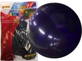 Topballon kristal paars (Ã˜91cm, 6st)