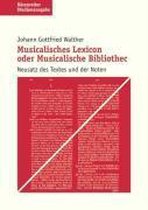 Musikalisches Lexikon oder musikalische Bibliothek. Studienausgabe