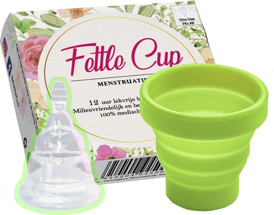 Zichtbaar Plicht Induceren FettleCup Herbruikbare Menstruatiecup - Maat M Menstruatiecups - Duurzame  Siliconen... | bol.com