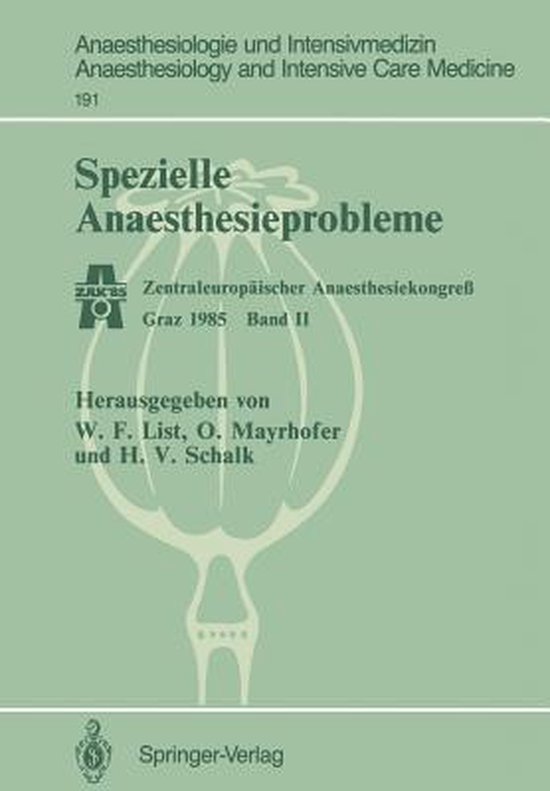 Spezielle Anaesthesieprobleme