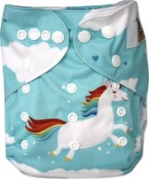 Wasbare Pocketluier Microvezel Rainbow Unicorn
