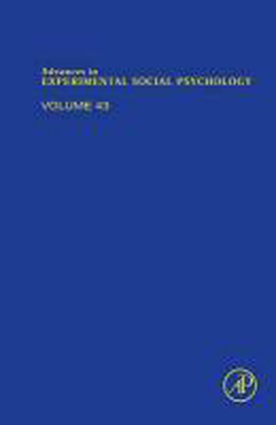 Advances in Experimental Social Psychology - cover