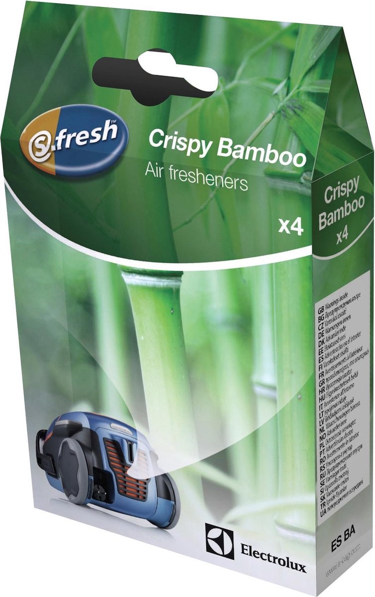AEG AS BA S-FRESH Crispy Bamboo stofzuiger geurkorrels geurparels luchtverfrisser