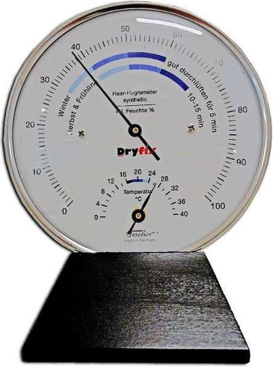 DryfixFischer hygrometer thermometer