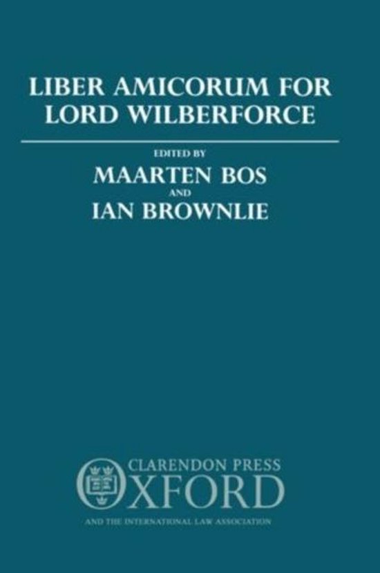 Liber Amicorum for Lord Wilberforce - cover