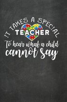 It Takes a Special Teacher to Hear What a Child Cannot Say