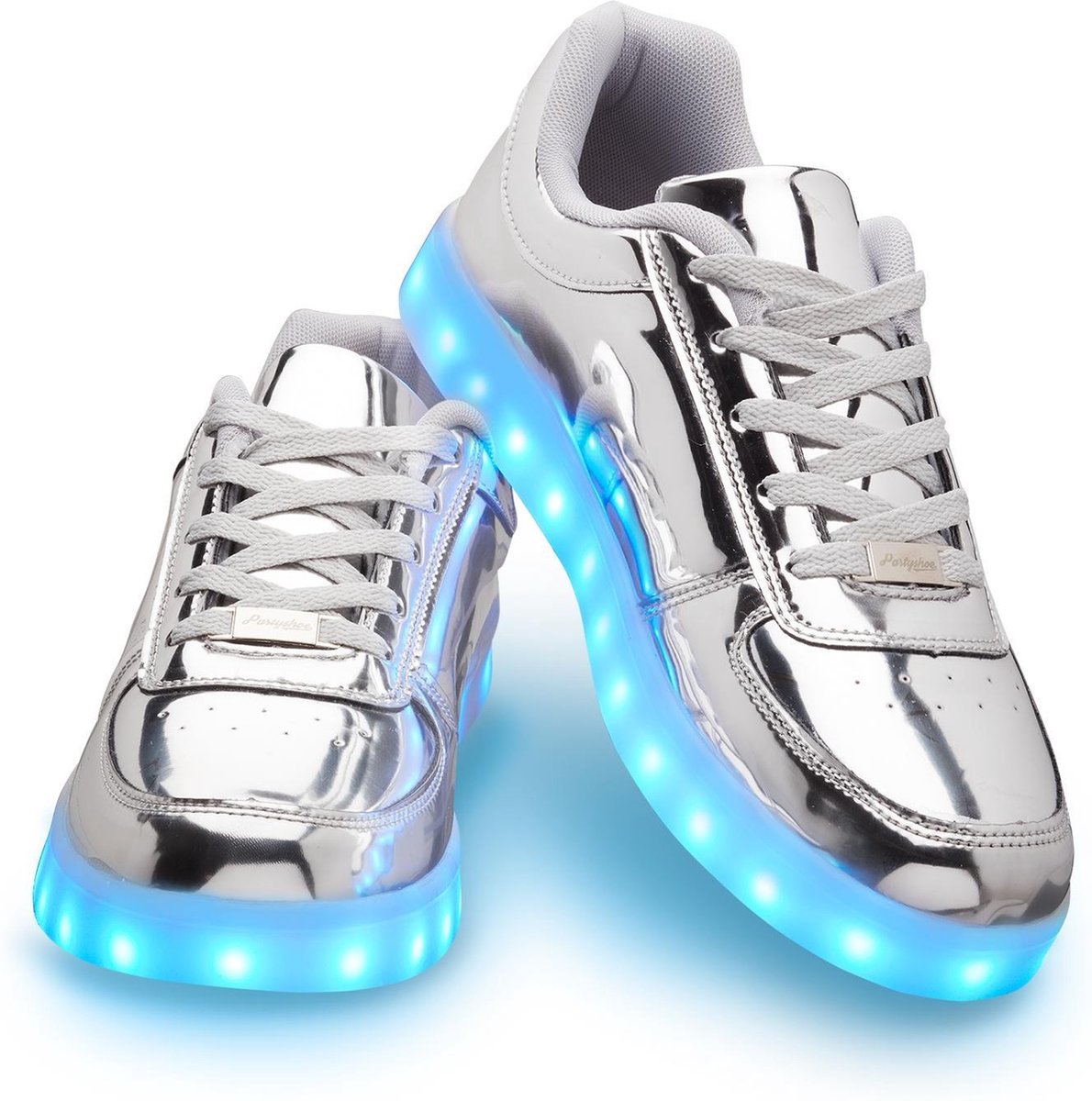 Schoenen met lichtjes Lichtgevende led schoenen Wit Maat 44 bol