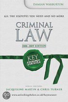 Key Statutes: Criminal Law