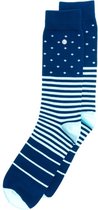 Alfredo Gonzales Dots & Stripes Blauw, Maat 46/48