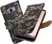 BestCases .nl Coque Samsung Galaxy S8 + Plus Lace Book Type Zwart