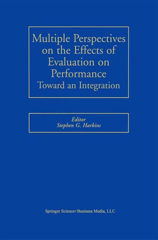 Multiple Perspectives on the Effects of Evaluation on Perfor ... - cover