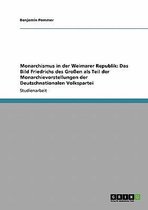 Monarchismus in Der Weimarer Republik