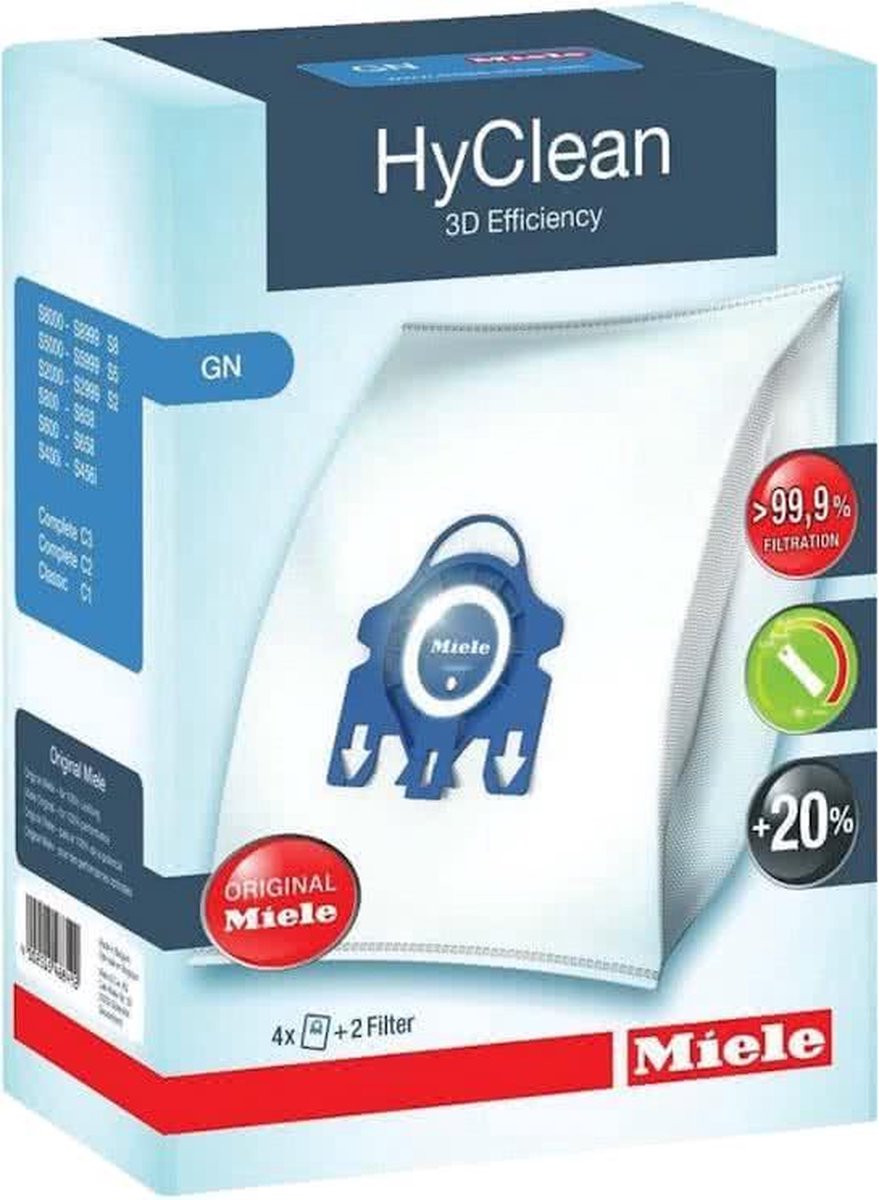 Miele Sac filtrant pour aspirateur GN HyClean 3D 16 pièce (s)