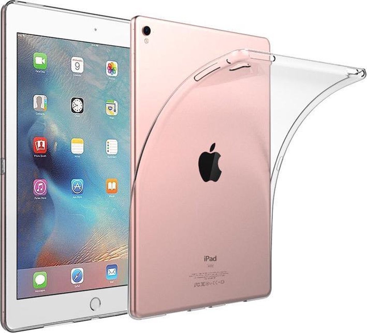 Hoes geschikt voor Apple iPad Mini (2019) / Mini 4 - Transparant TPU Siliconen Case