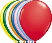 Ballonnen metallic meerkleurig - 30 cm - 100 stuks