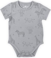 Jollein Safari Romper korte mouw 50/56  grey