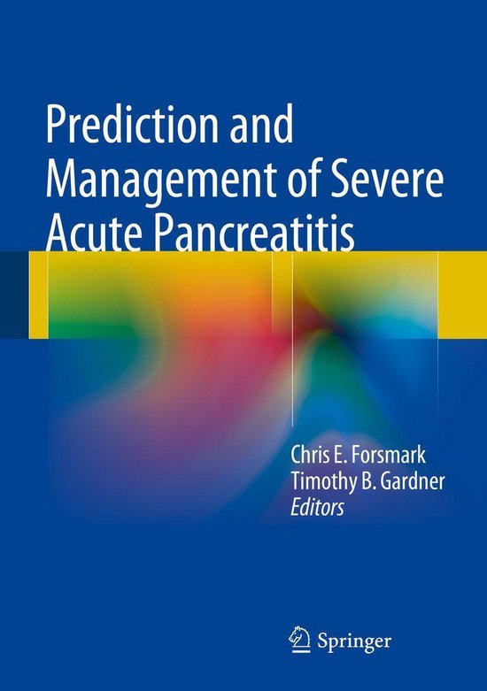 Prediction and Management of Severe Acute Pancreatitis - cover
