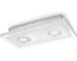 Product: Philips Ledino Quart - Plafonniere - 2 Lichts - Aluminium, van het merk 