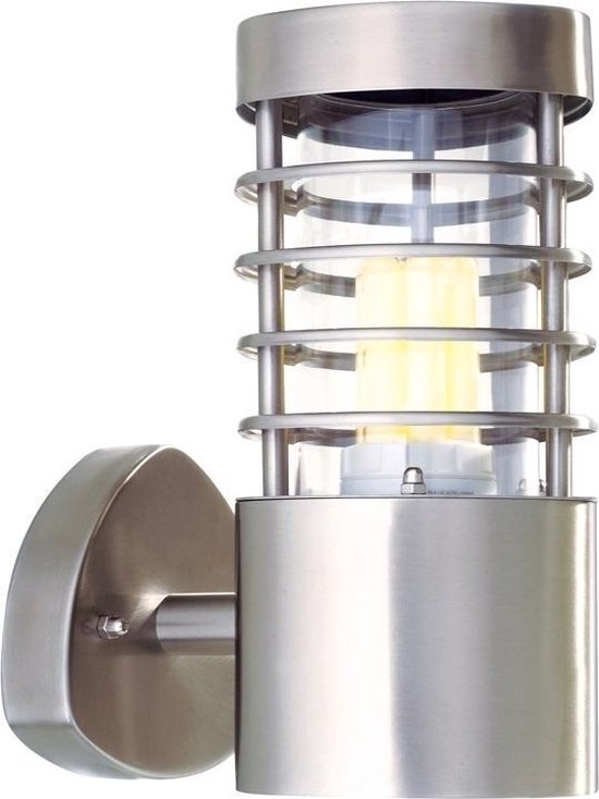 Zonne-graflicht - Biddende Handen - Roestvrij Staal - Zilver - 100 Mm Hoog - 60 Mm Doorsnede - Ledverlichting - 6 Uur Brandduur - Incl. Oplaadbare Batterij