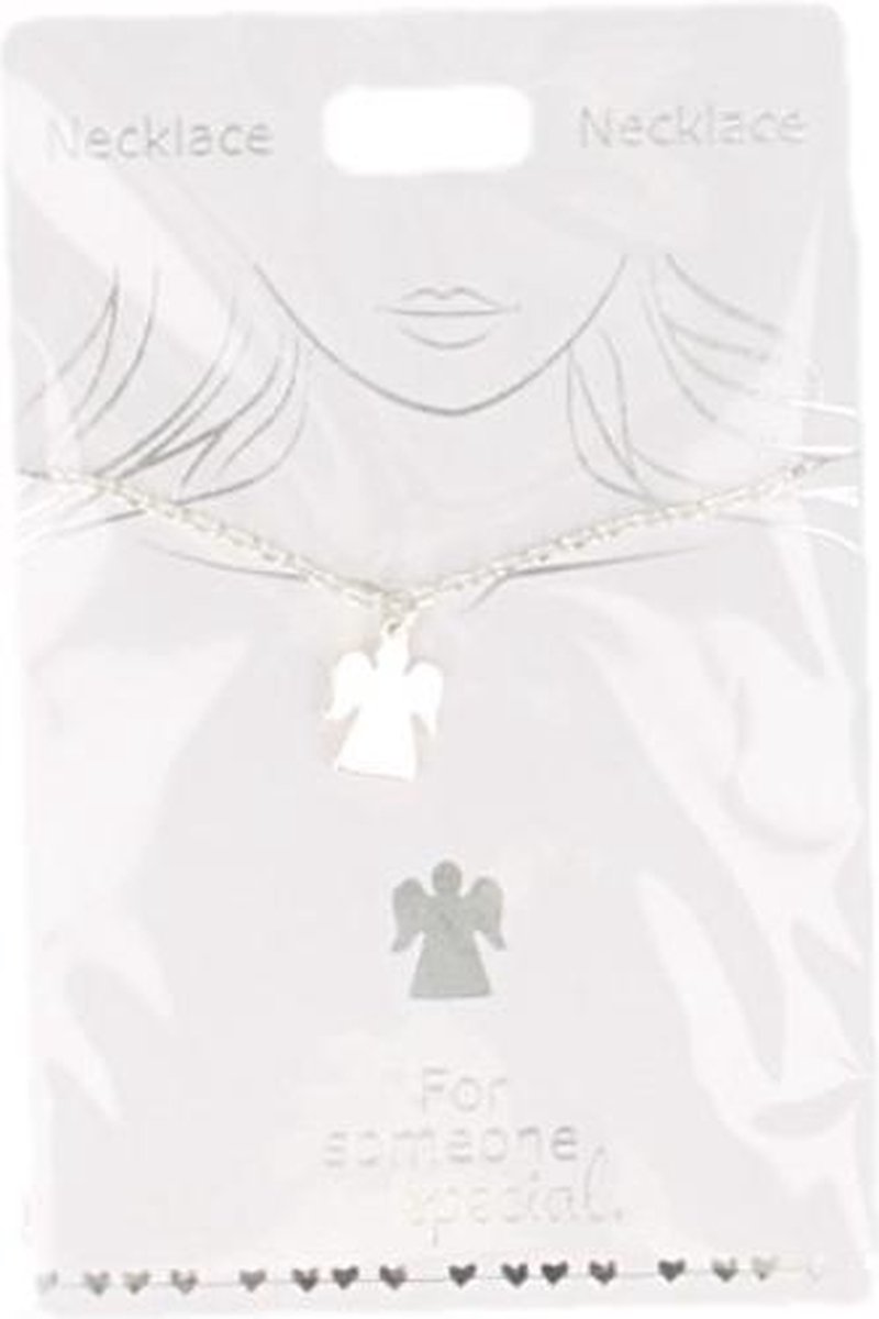Ketting Engel, silver plated