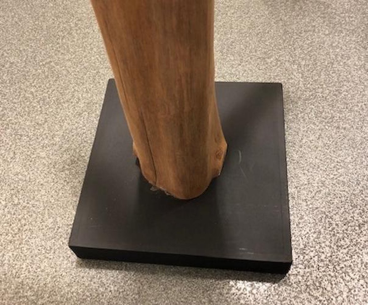 Houten kapstok, kledingrek met 8 haken, boomvorm, verstelbaar in 3