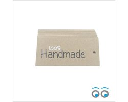 Kaartjes "Hand Made" (100 stuks)