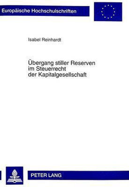 Übergang stiller Reserven im Steuerrecht der Kapitalgesells ... - cover