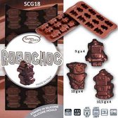 Silikomart Chocolade mal | Siliconen Chocoladevorm Robots / Robochoc