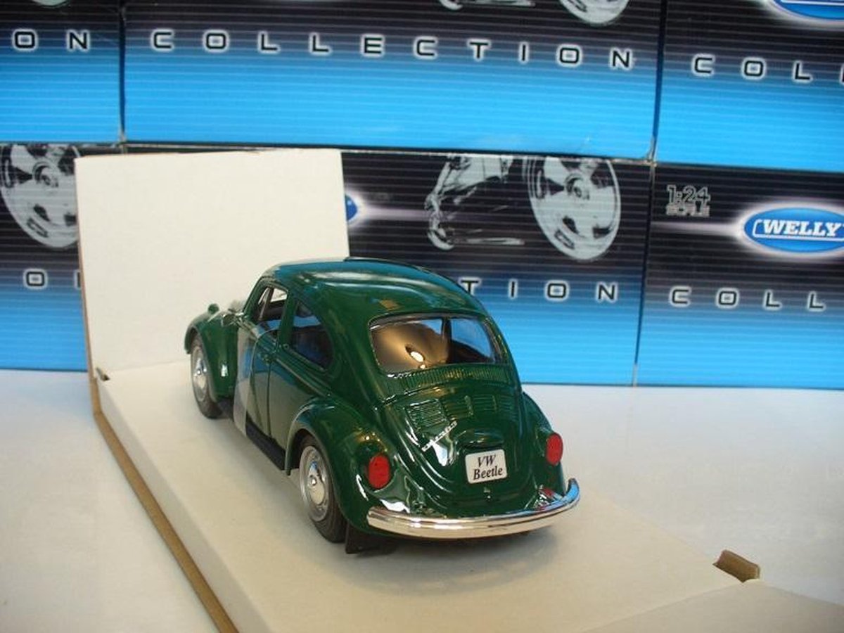 Maisto Modelauto Volkswagen Kever - groen - schaal 1:24 - speelgoed auto - schaalmodel — afbeelding 3