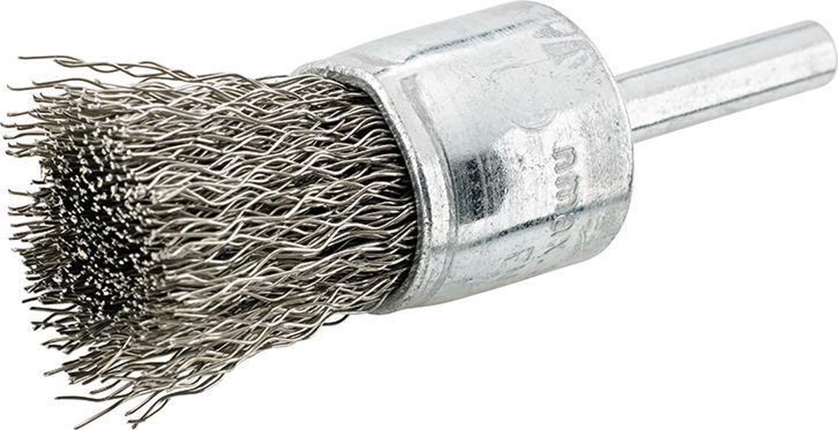 Penseelborstel Staaldraad roestvrij gegolfd 10x20x0,3mm FORMAT